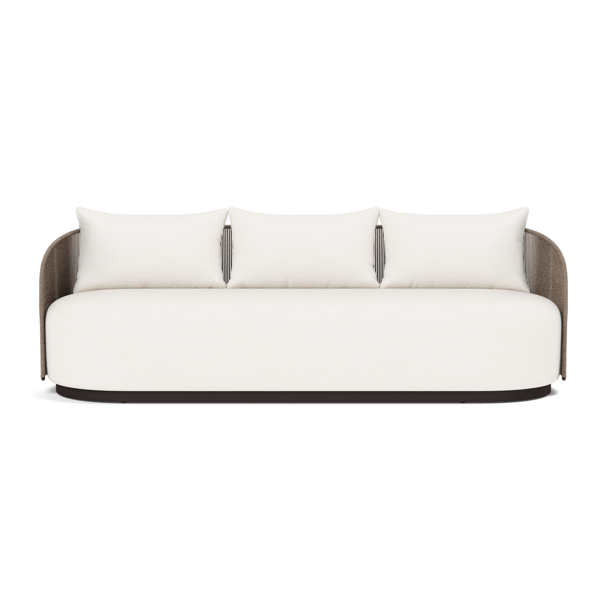 Modern Milan 3-Seater Sofa - Comfortable Fabric Couch for Living Room, Lounge & Family Room - Stylish Home Furniture for Small Spaces & Apartments