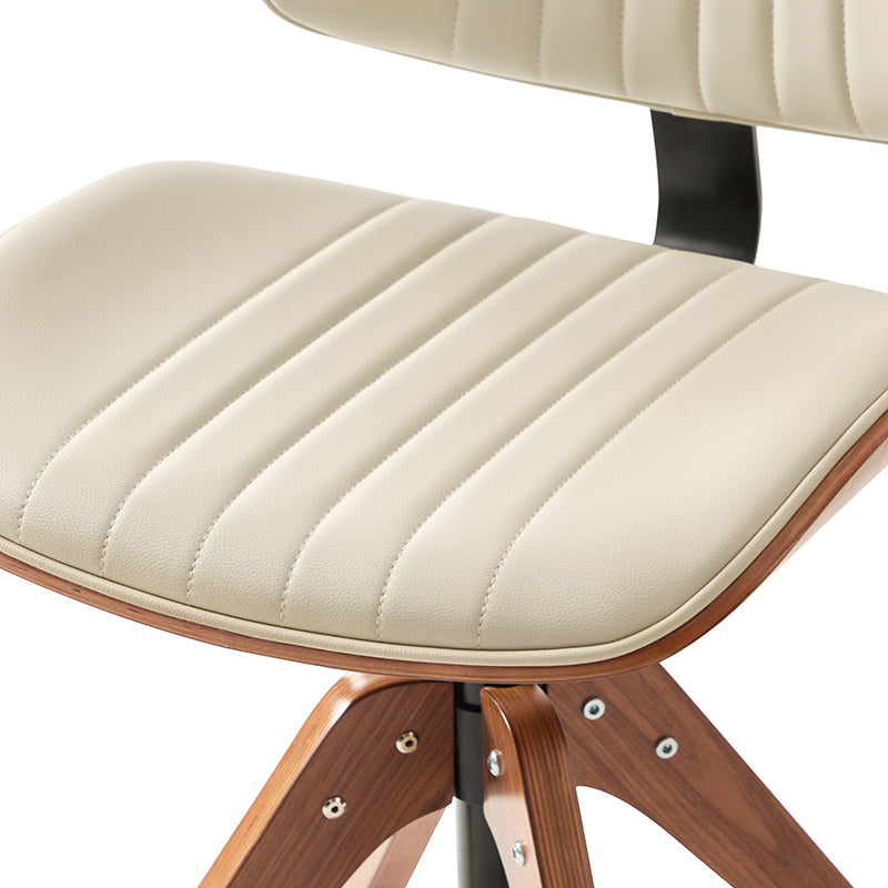Griselda Adjustable Office Chair with Stable Wooden Frame & Ergonomic Back Support - Perfect for Home Office, Gaming, and Workspace Comfort