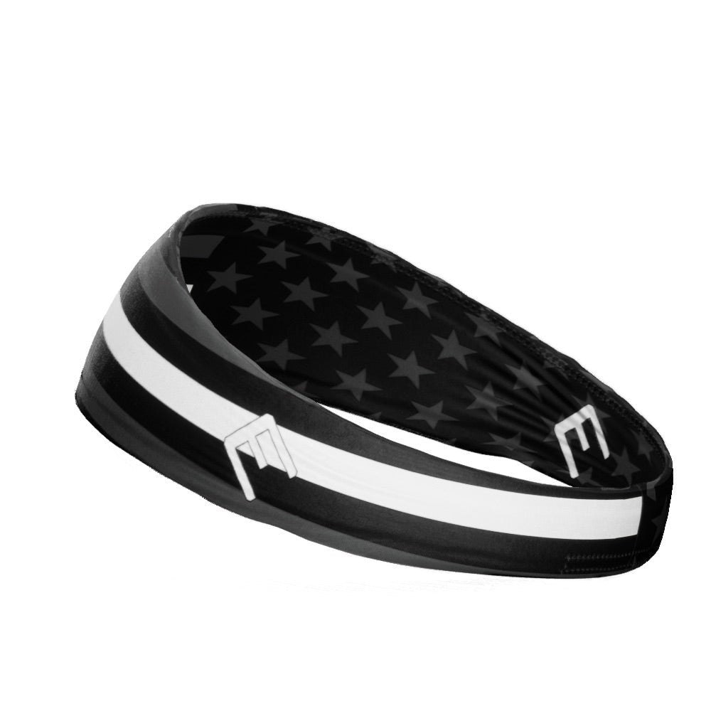 Thin White Line Headband - Stylish & Comfortable Hair Accessory for Women | Perfect for Workouts, Yoga, Sports & Everyday Wear