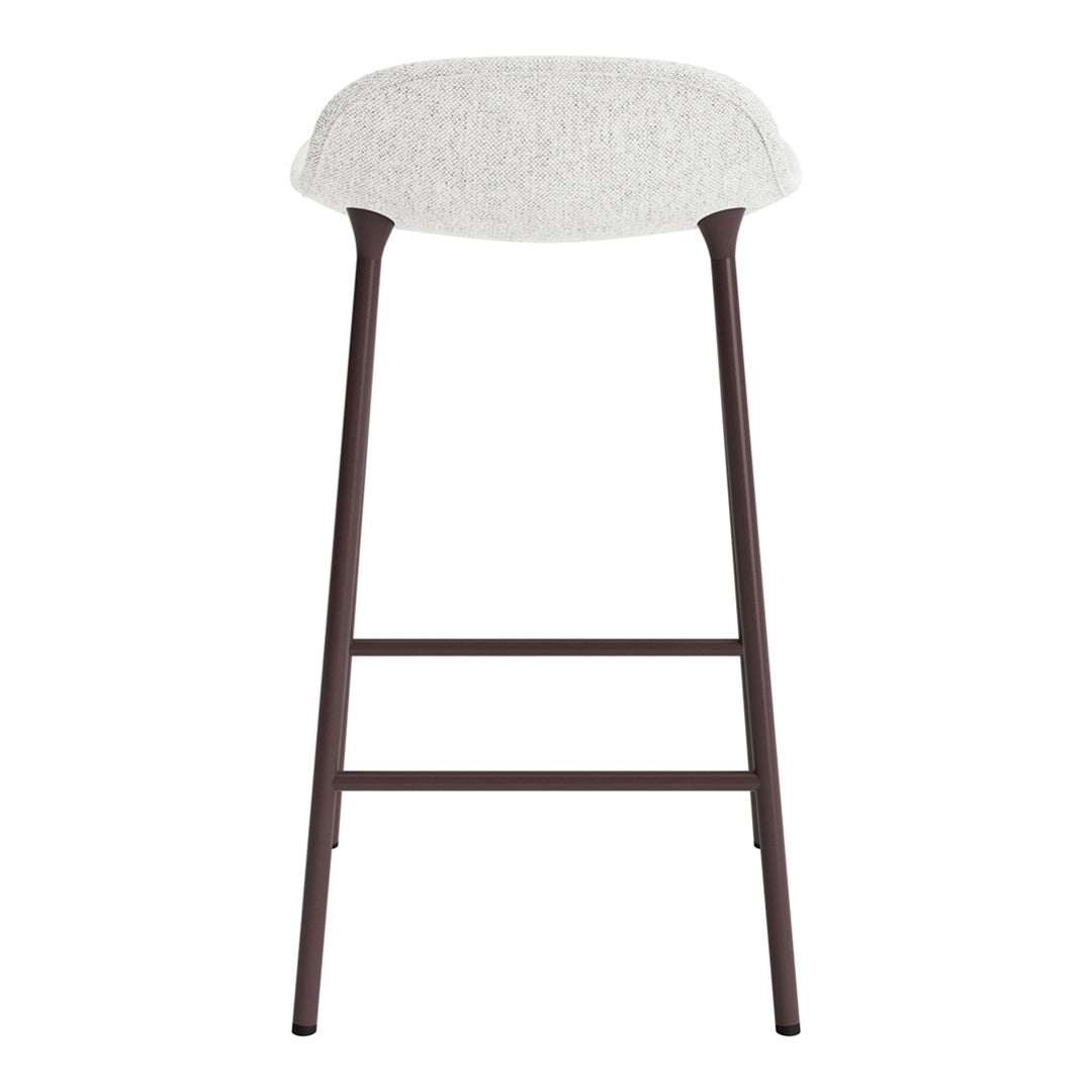 Modern Form Counter Stool with Sturdy Metal Legs & Comfortable Upholstered Seat - Perfect for Kitchen Islands, Breakfast Bars & Home Decor