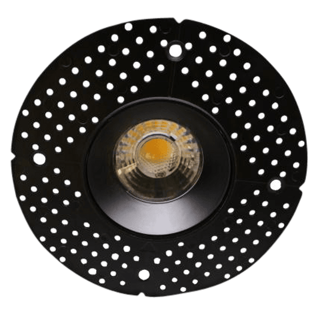 Radiant Lite 3.5 Inch Round Trimless LED Recessed Downlight - 12W Dimmable, CCT Selectable (2700K-5000K) for Kitchen, Living Room & Bedroom Lighting