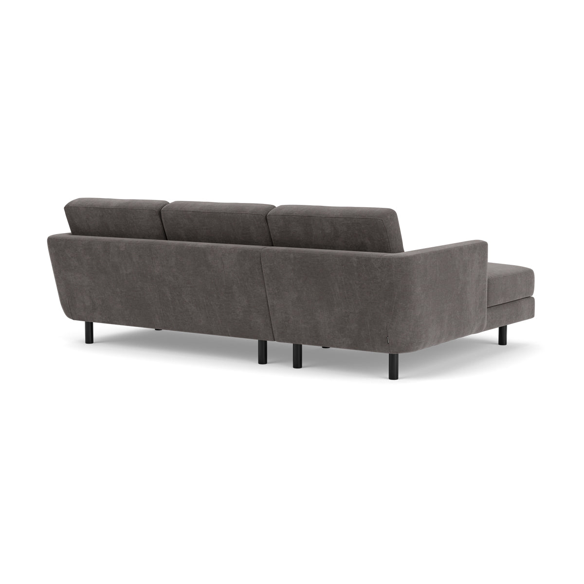 Conrad Fabric Left Chaise Sofa - Modern L-Shaped Sectional Couch with Reversible Chaise Lounge for Living Room, Apartment & Home Theater Comfortable Seating