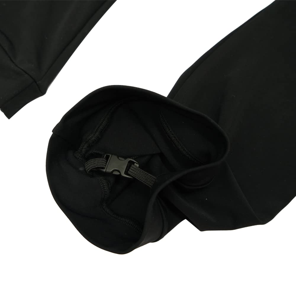 LIUHUO Black Diamond Waist Adjustable Figure Skating Training Pants for Girls - Perfect for Ice Skating Practice, Dance Rehearsals & Winter Sports