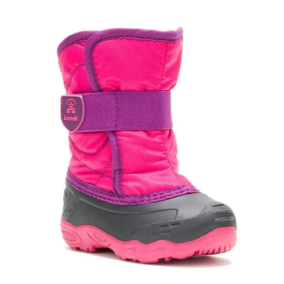 Kamik Snowbug 5 Toddler Winter Boots - Waterproof & Insulated Snow Boots for Kids (Sizes 5T-13T) - Perfect for Snow Play, Sledding & Cold Weather Adventures
