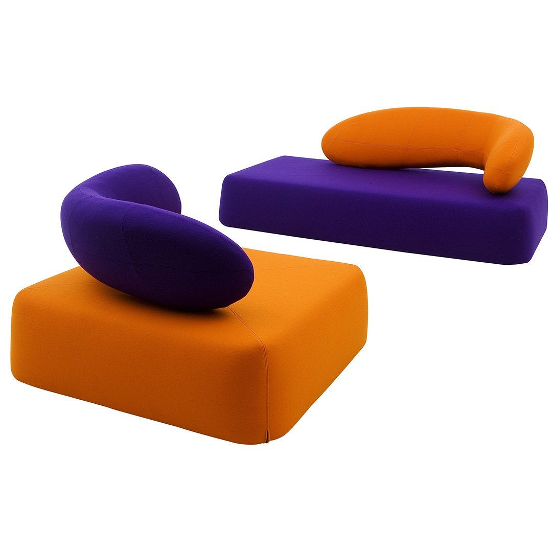 Konno Chat Sofa - Modern Softline Sectional Couch for Living Room, Lounge & Office | Comfortable & Stylish Home Furniture