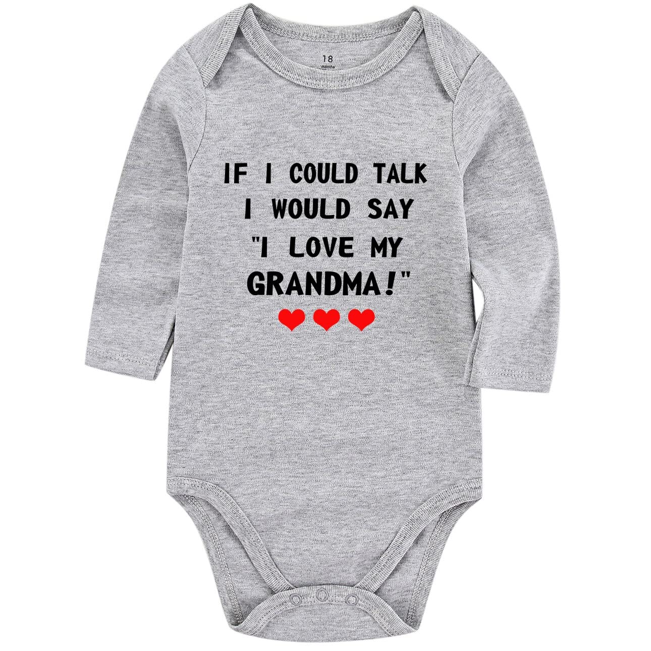 Funny Baby Bodysuit for Boys & Girls 0-3 Months - Cute 