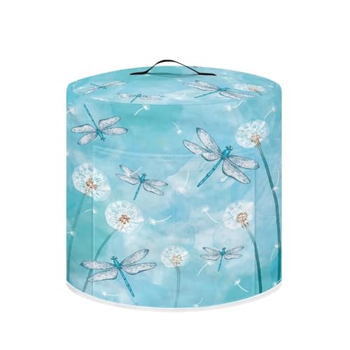 Dragonfly Dandelion Blue