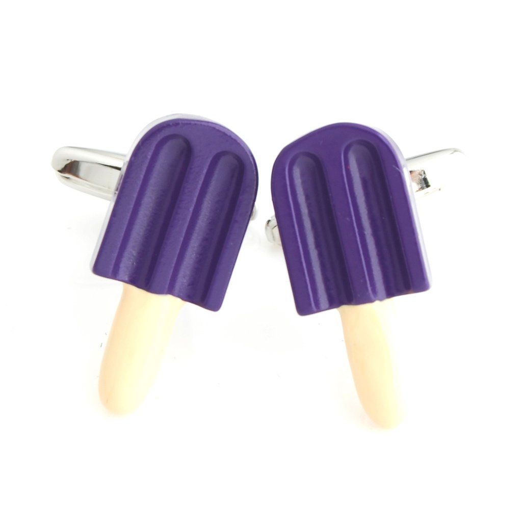 Smart Men's Ice-Sucker Cufflinks - Elegant Stainless Steel Dress Accessories for Weddings, Business & Formal Events