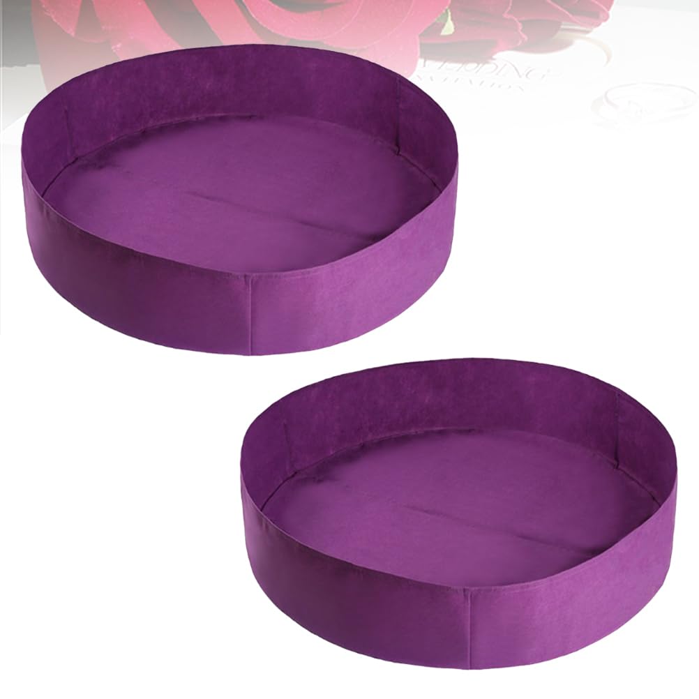 2 Pack 50x20cm Heavy Duty Grow Bags - Thickened Fabric Plant Pots for Vegetables, Potatoes, Tomatoes - Portable & Reusable Planting Containers for Indoor/Outdoor Gardening, Balcony & Patio Use