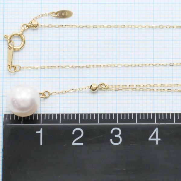 18K Yellow Gold Pearl Necklace for Women - Elegant Pearl Jewelry Gift for Wedding, Anniversary & Special Occasions