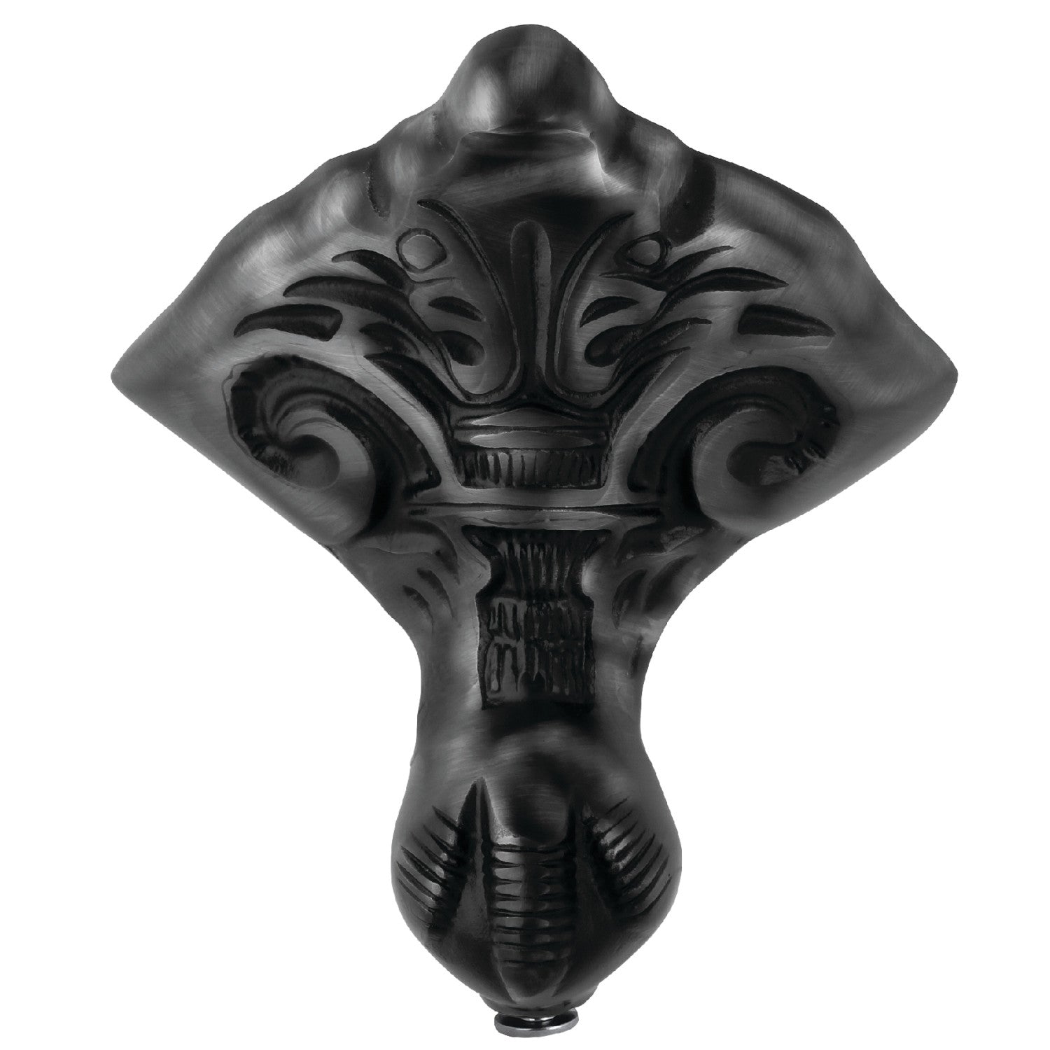 Aqua Eden VCTNB0 4-Piece Eagle Claw Cast Iron Bathtub Feet Set in Matte Black - Perfect for Vintage & Modern Bathroom Renovations