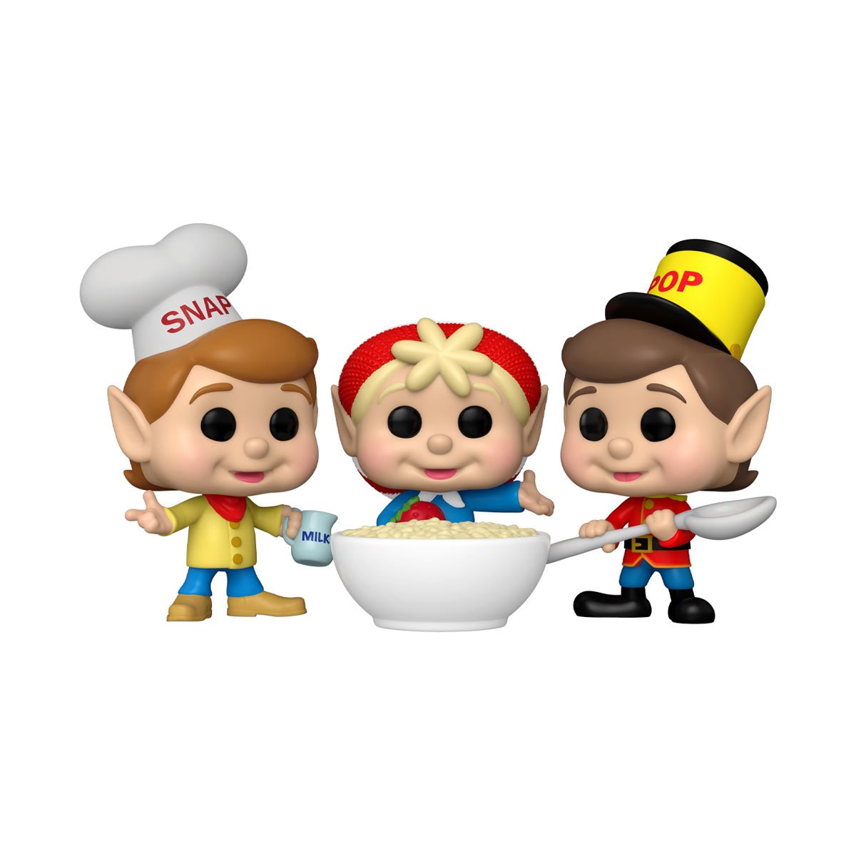 Kellogg's Rice Krispies Snap Crackle Pop Funko Pop! Vinyl Figure #227 - Collectible Cereal Mascot for Pop Culture Fans & Breakfast Lovers