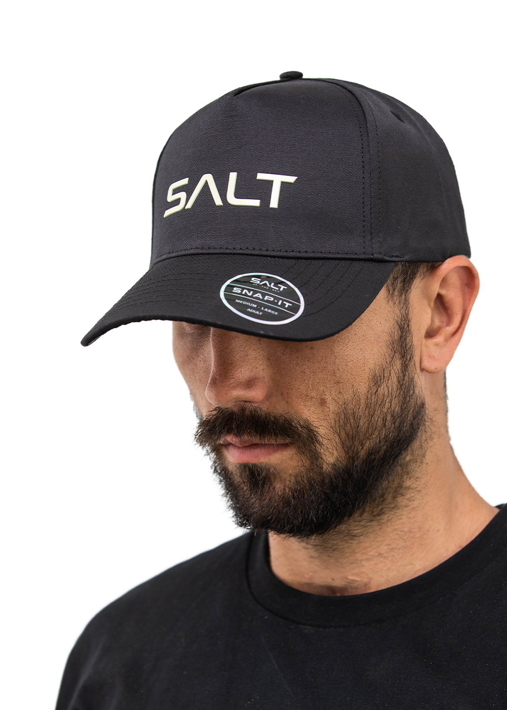 Salt Snapback Cap with Raised Salt Logo - Stylish Adjustable Hat for Men & Women - Perfect for Outdoor Activities, Sports, and Casual Wear
