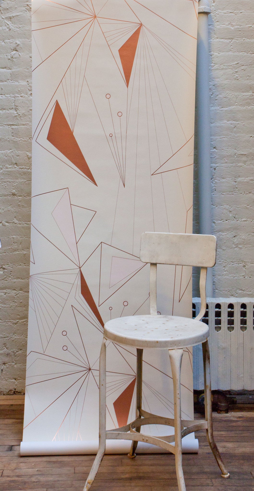 DecoPrism Metallic Copper Blush Pink Peel and Stick Wallpaper - Self-Adhesive Removable Wallpaper for Bedroom, Living Room, Kitchen & Home Decor