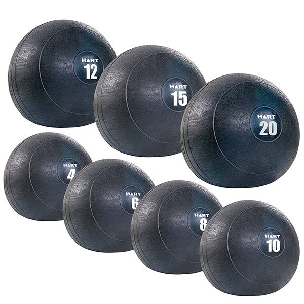 HART Slam Balls Complete Set - Heavy Duty Workout Equipment for CrossFit, Strength Training & Home Gym - Perfect for HIIT, Functional Fitness & Weighted Exercises