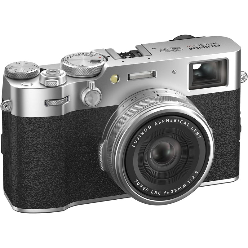 Fujifilm X100VI Digital Camera - 40.2MP APS-C Sensor, 23mm F2 Lens, 4K Video, Hybrid Viewfinder - Perfect for Street Photography, Travel & Vlogging