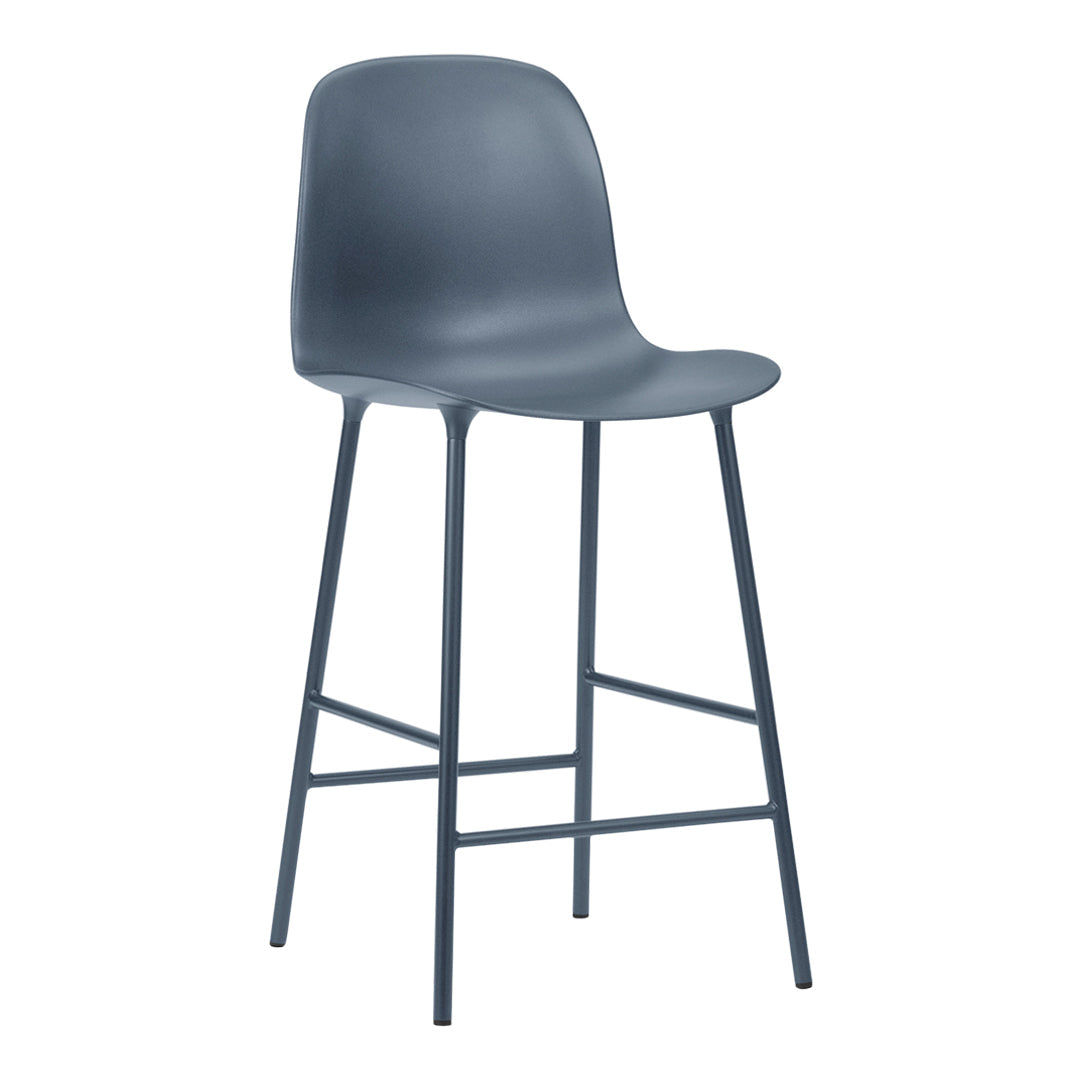 Modern Form Counter Chair - Stylish Bar Stool for Kitchen Island, Breakfast Nook & Home Bar | Adjustable Height & Comfortable Seating