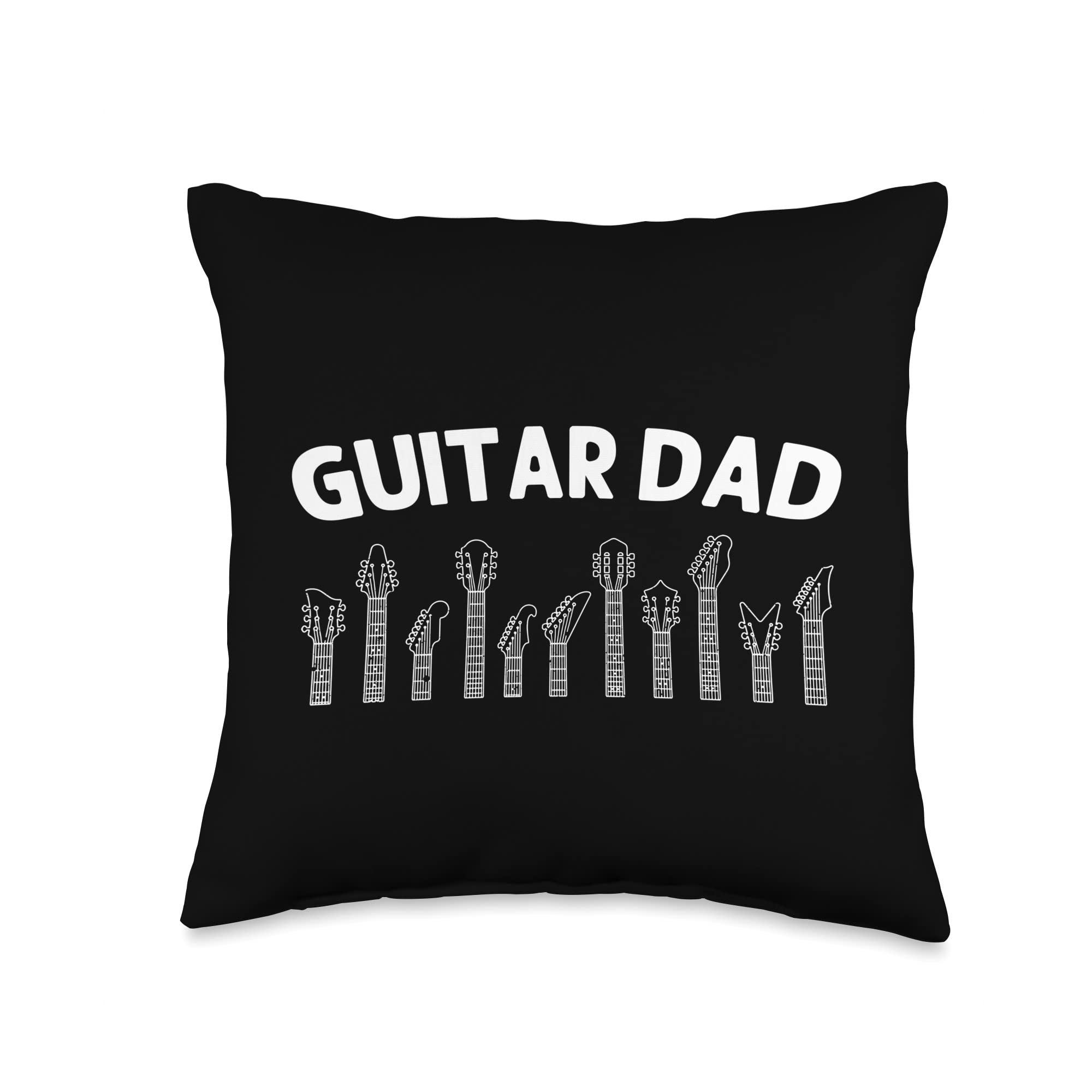 Best Guitar Gift Set for Guitar Players - Cool Acoustic Guitar Accessories & Musician Throw Pillow (16x16 Inches, Multicolor) - Perfect for Music Lovers, Dad Gifts & Home Decor