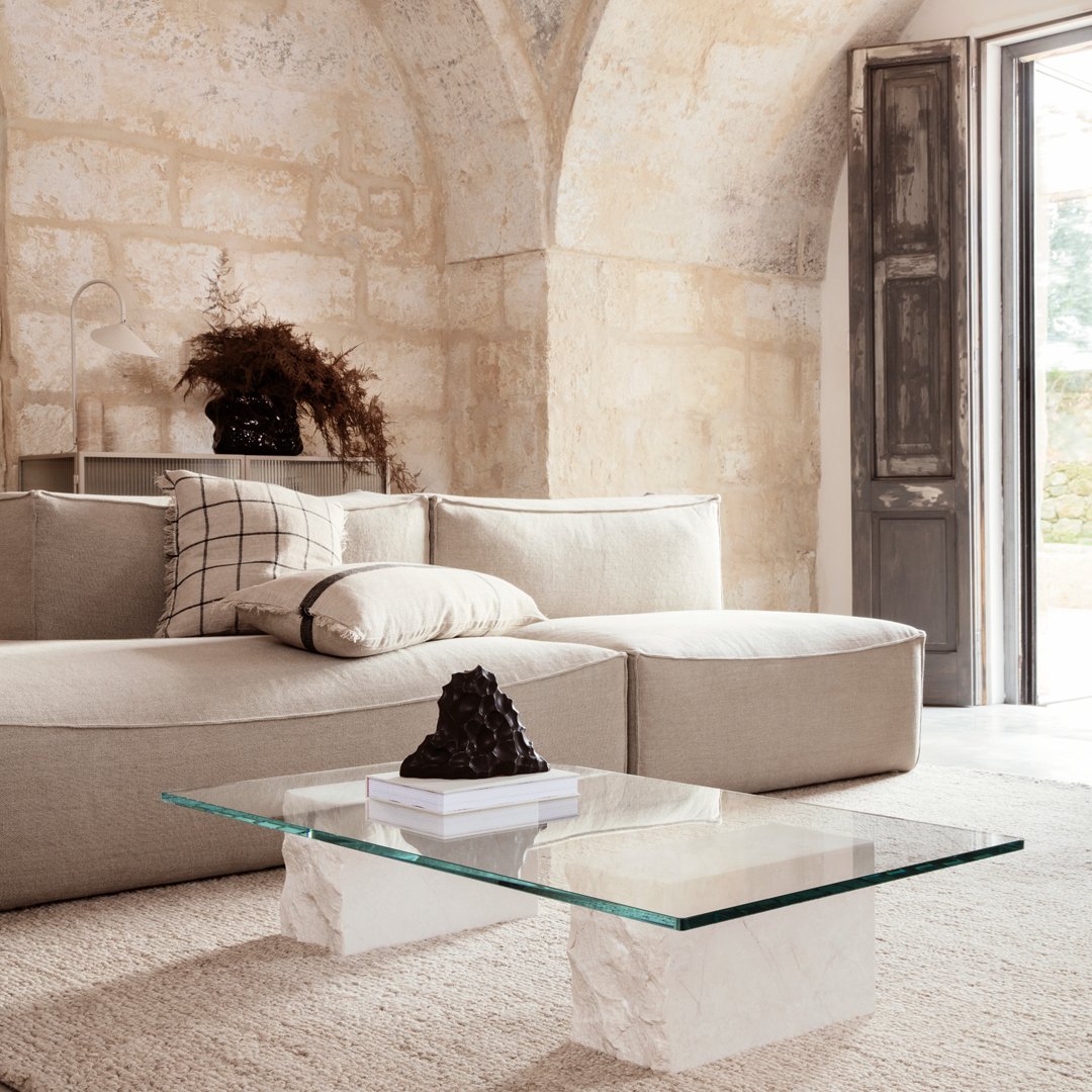 Catena Modular Sofa Set - Large Sectional Couch for Living Room, Modern L-Shaped Sofa with Removable Covers - Perfect for Home Theater, Family Gatherings & Lounge Areas