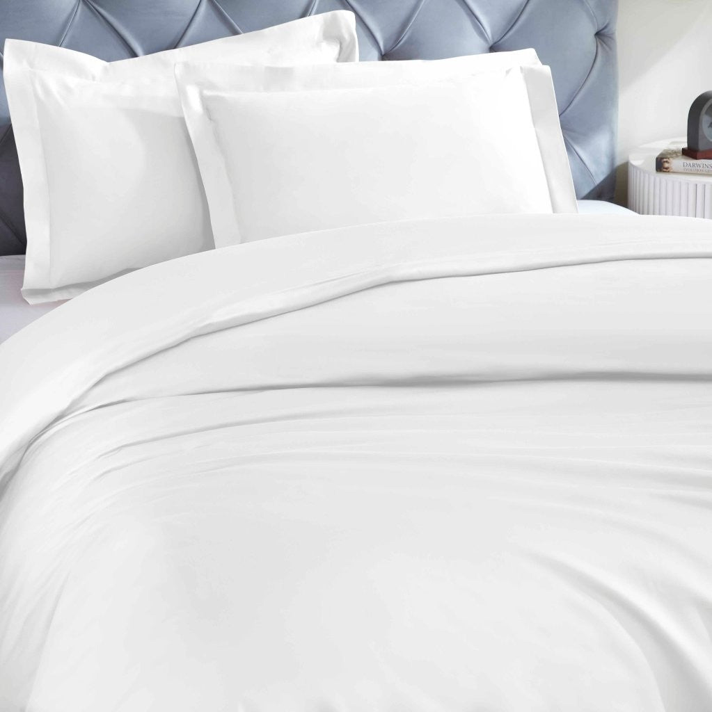 Luxury 1200 Thread Count Egyptian Cotton Duvet Cover Set - King Size, Soft Breathable Bedding for Hotel & Home Use