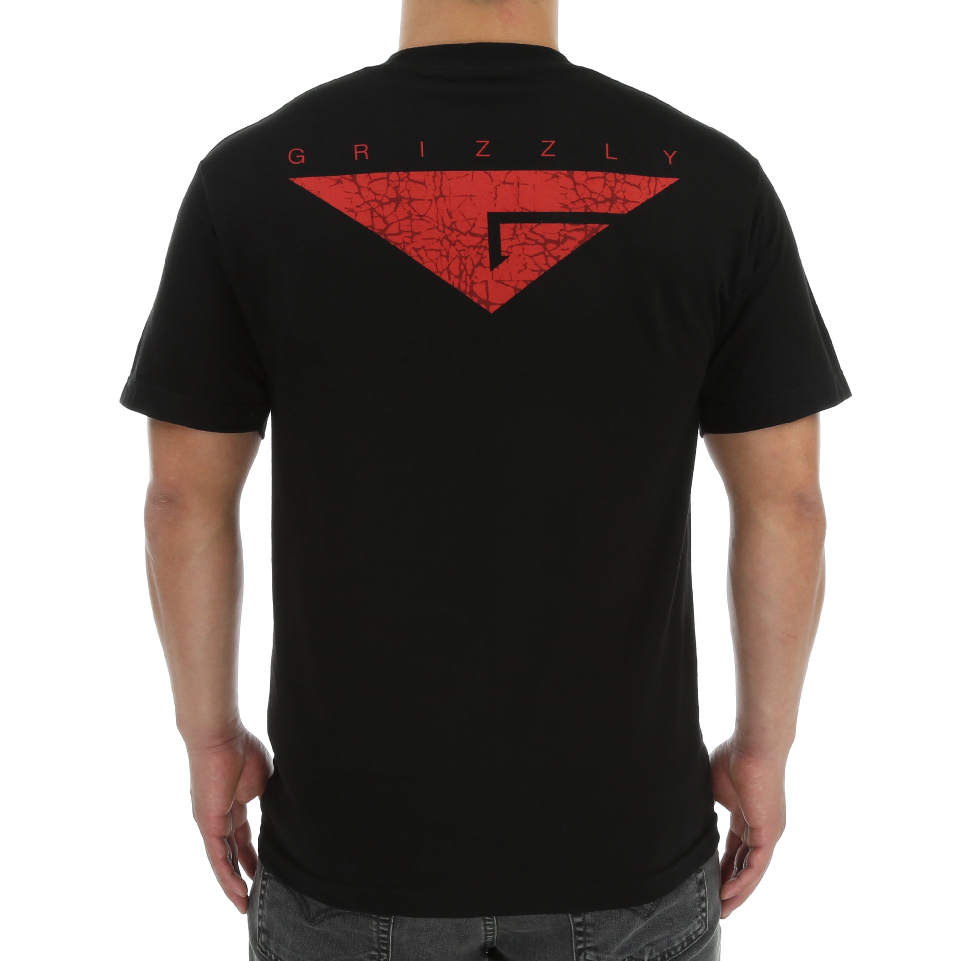 Grizzly Cement Tee - Premium Black Cotton T-Shirt for Men | Streetwear Fashion & Casual Everyday Wear