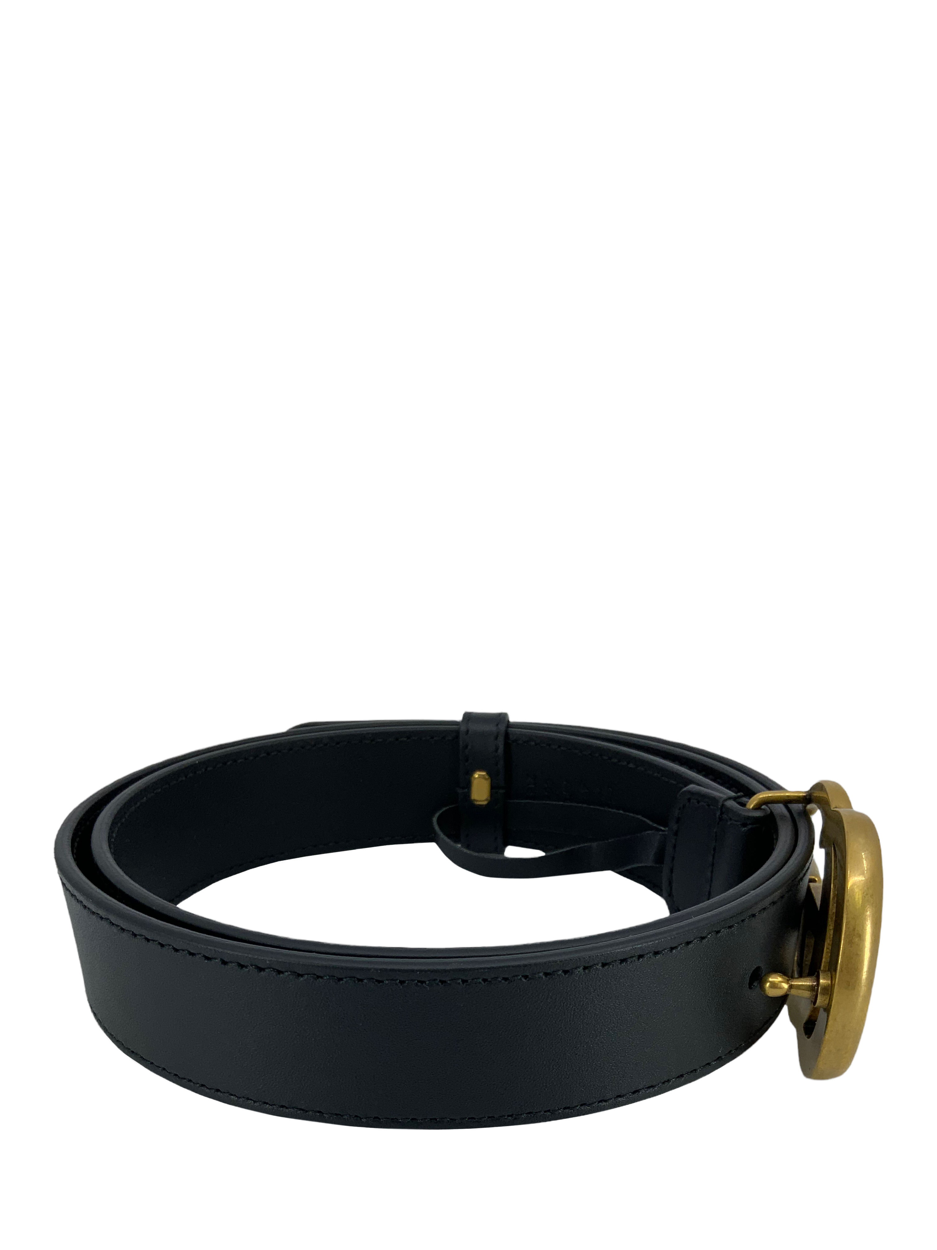 GUCCI GG Marmont Leather Belt - Size 85 (3.3