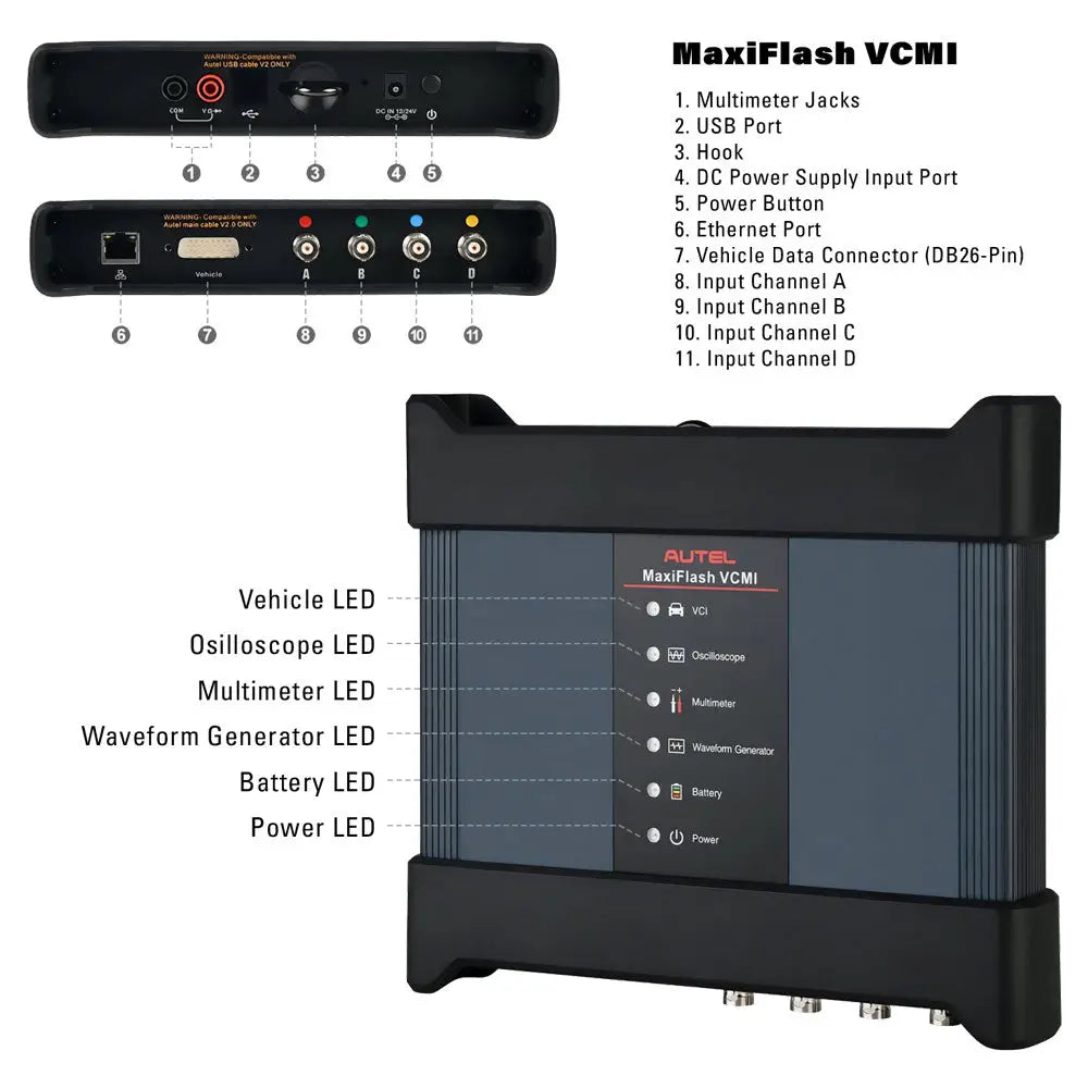 Autel MaxiSYS MS919 Advanced Car Diagnostic Scanner Tool with MaxiFlash VCI/J2534 - Professional OBD2 Scanner for Mechanics, Auto Repair Shops & DIY Car Diagnostics