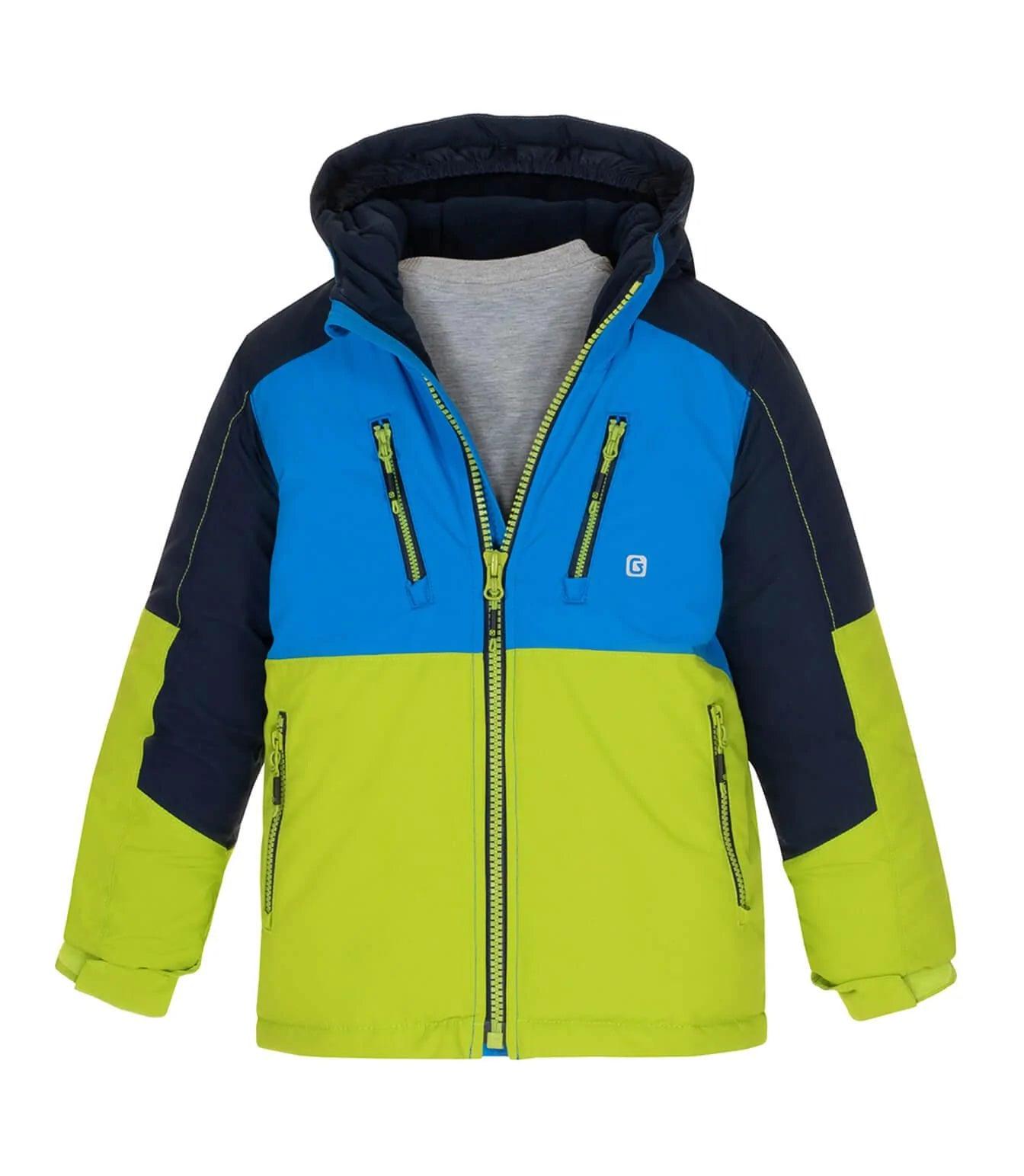 Gusti Isaac Snow Suit for Kids - Waterproof Winter Jacket & Pants Set, Insulated Blue Snowsuit for Boys & Girls - Perfect for Skiing, Sledding & Outdoor Winter Activities