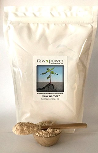 Raw Warrior Brown Rice Protein Powder - 1kg (35.2oz/1000g) | Premium Plant-Based Vegan Protein Supplement for Muscle Recovery & Post-Workout | Ideal for Smoothies, Baking & Fitness Nutrition