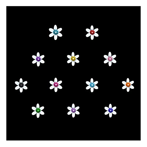 Comet Busters Adorable Bindi Stickers for Kids & Girls - 6mm Face Decoration Jewels (Pack of 10) - Perfect for Birthday Parties, Indian Festivals & Costume Accessories (BBO038)
