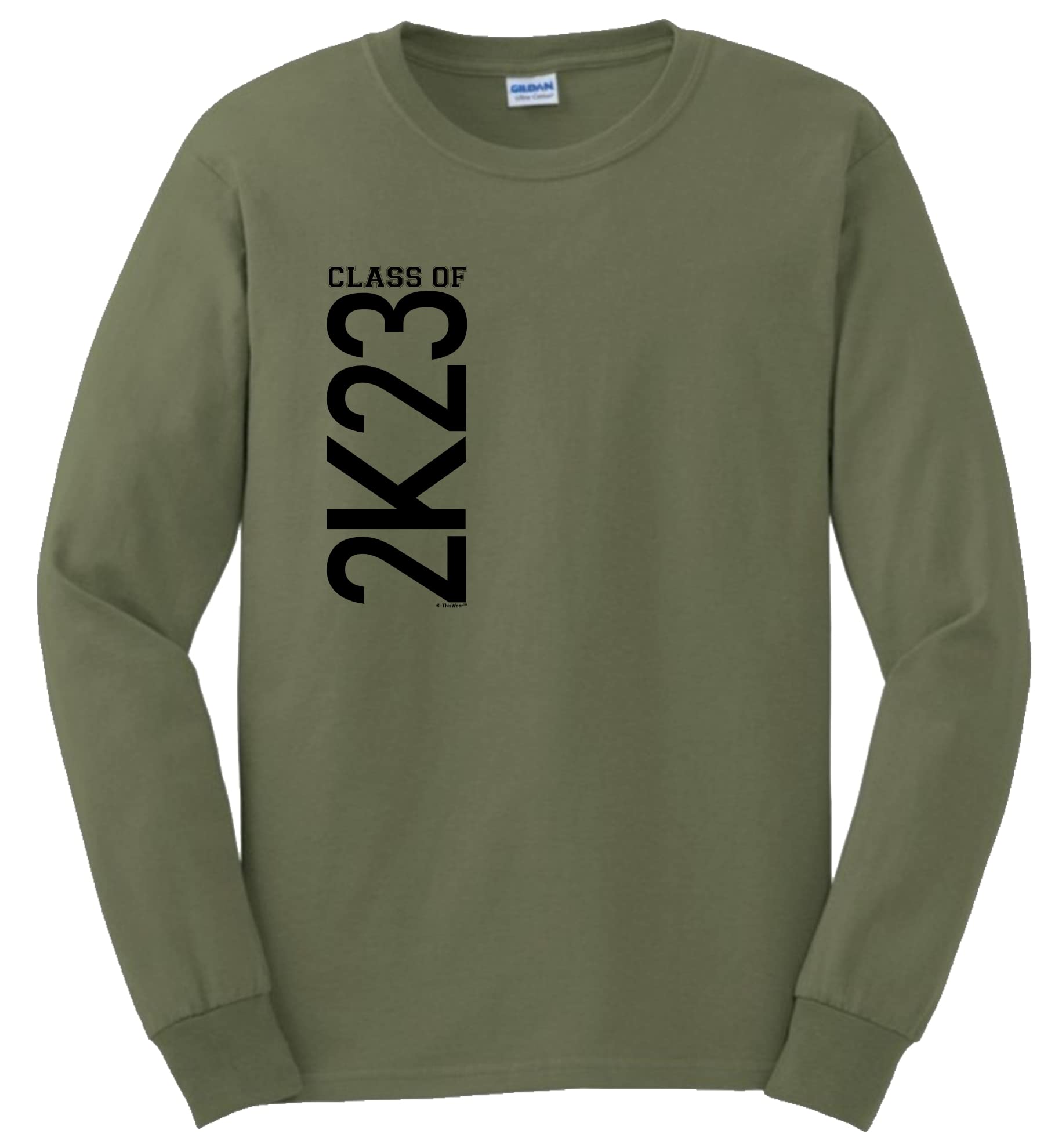 2022 & 2023 Graduation Gifts - Custom Class of 2K23 Long Sleeve T-Shirt for High School & College Graduates | Perfect for Graduation Parties & Senior Year Celebrations