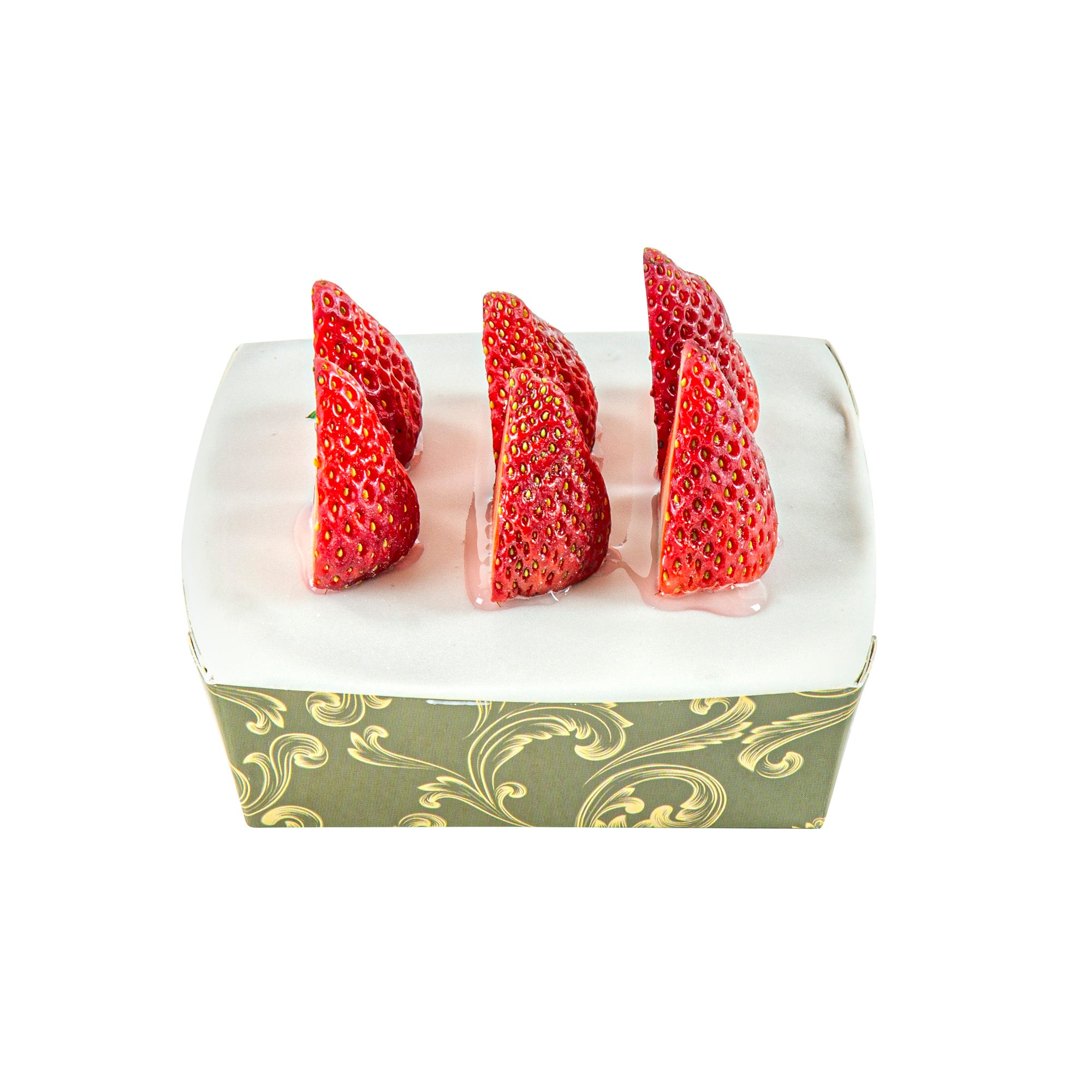 Bake Tek 8 oz Dark Green Vintage Floral Paper Baking Cups - Greaseproof Cupcake Liners (4.25