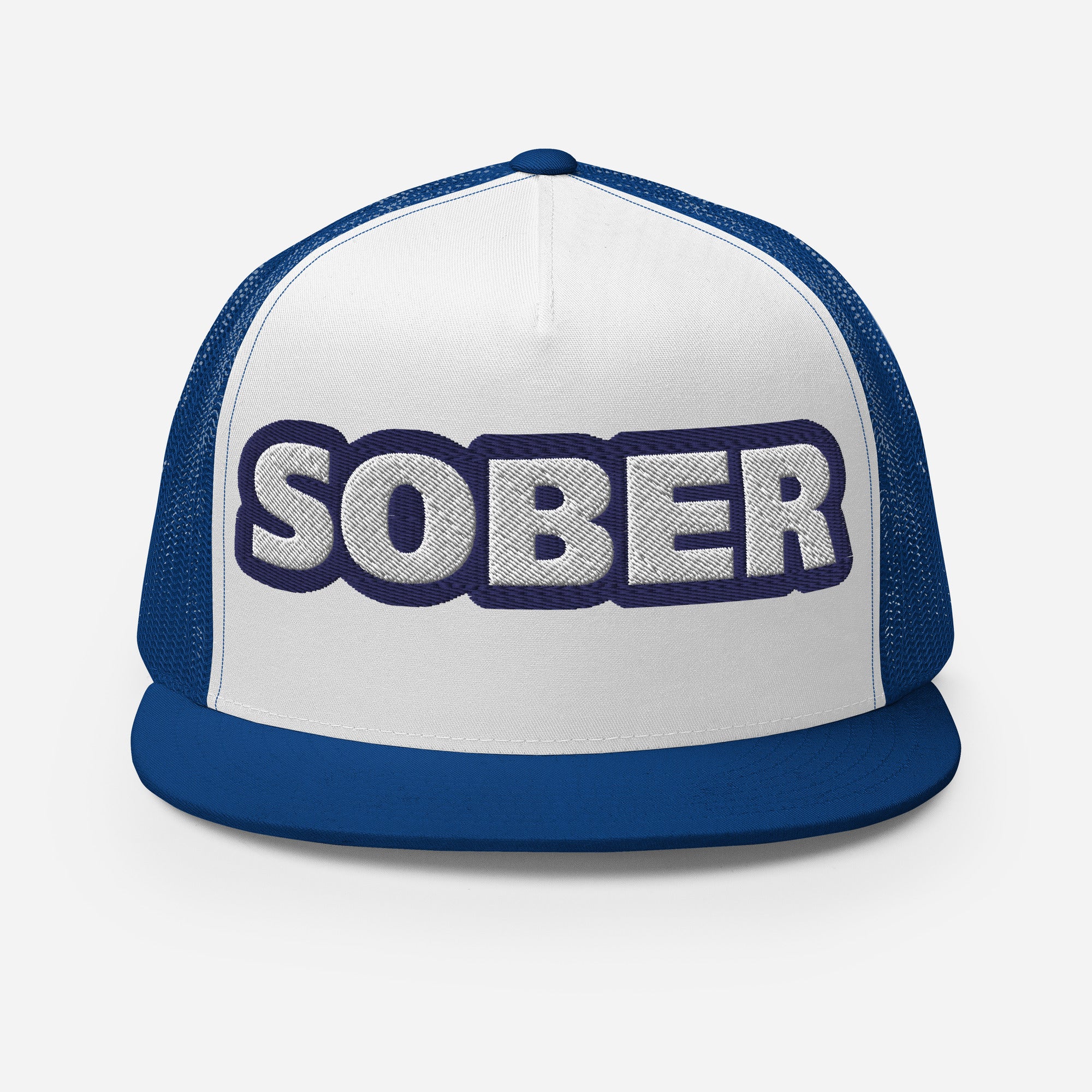 Clarity Classic Trucker Cap - Bold Sobriety Statement Hat for Men & Women | Perfect for Recovery Meetings, Outdoor Activities & Everyday Wear