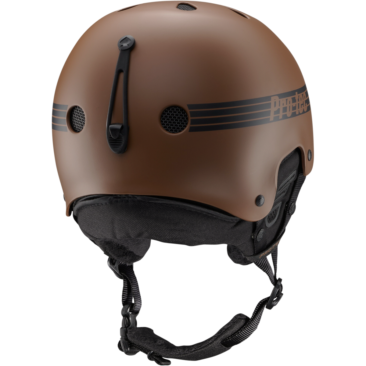 Old School Snow Helmet with MIPS Technology - Matte Rust Finish for Skiing, Snowboarding & Winter Sports Safety