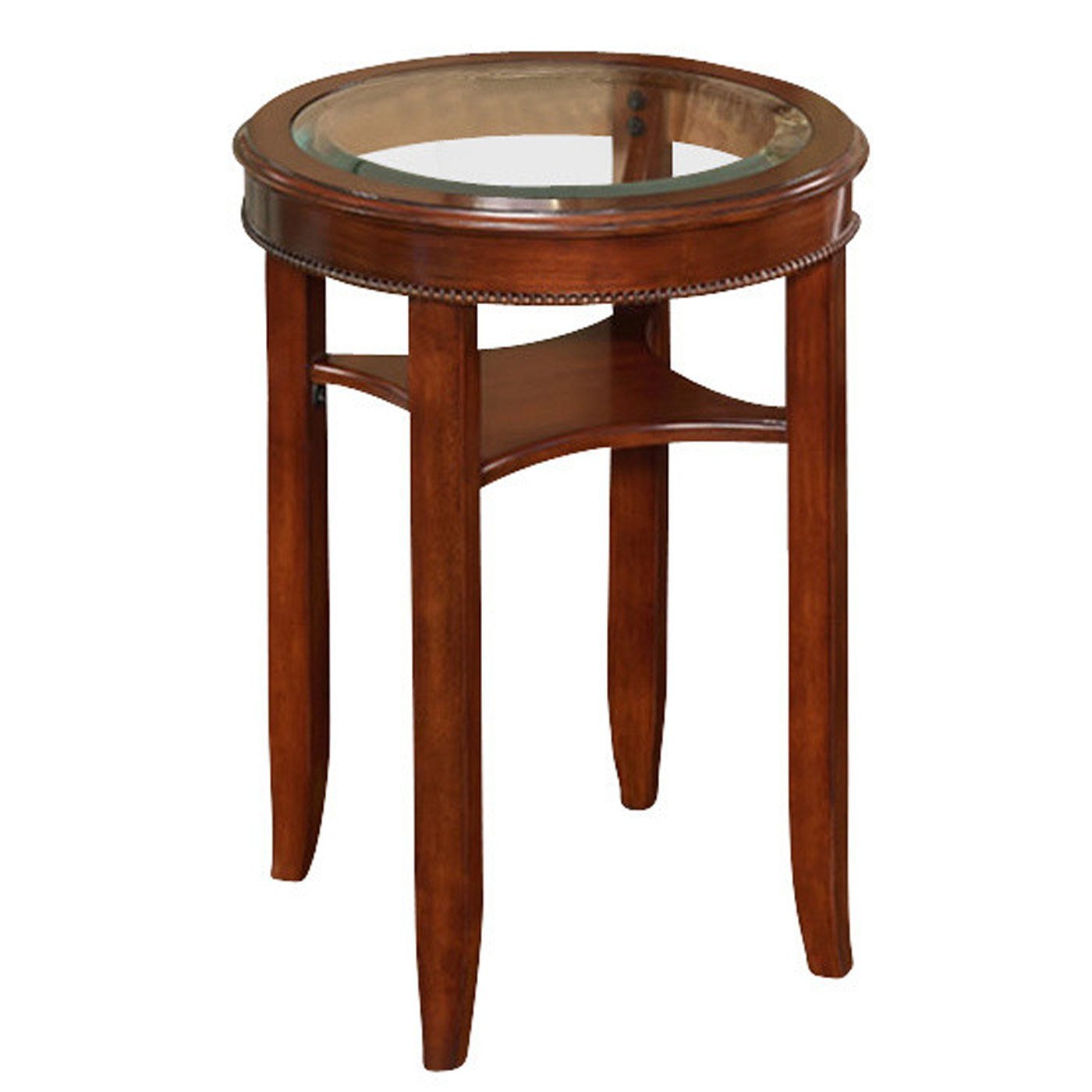 Premium Cedar Wood Glass Top Tea Table - Rustic & Modern Design for Living Room, Patio, or Garden | Handcrafted Solid Wood Furniture for Home Decor