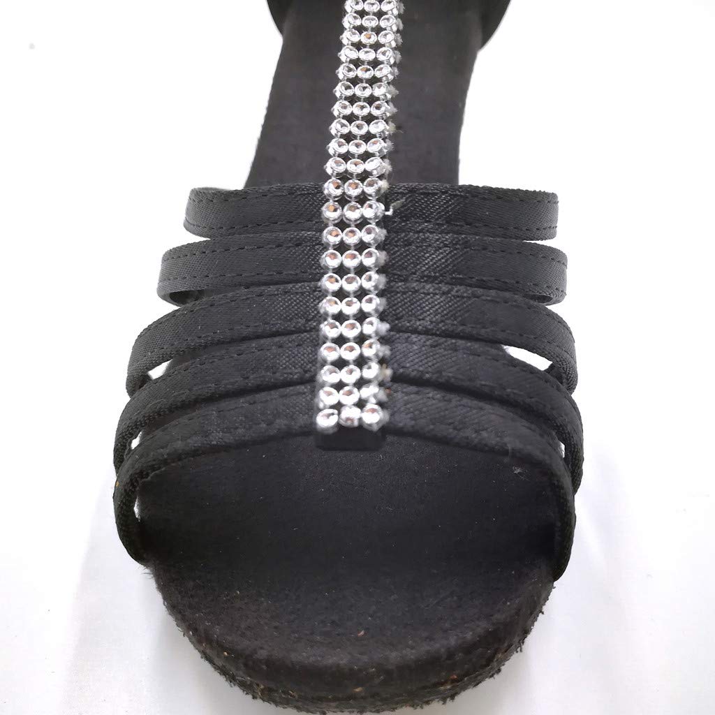 VEFSU Women's Ballroom Dance Shoes - Comfortable Latin & Ballroom Sandals for Rumba, Waltz, Salsa, Tango - Perfect for Practice, Competition, Wedding, Prom, Party & Social Dancing