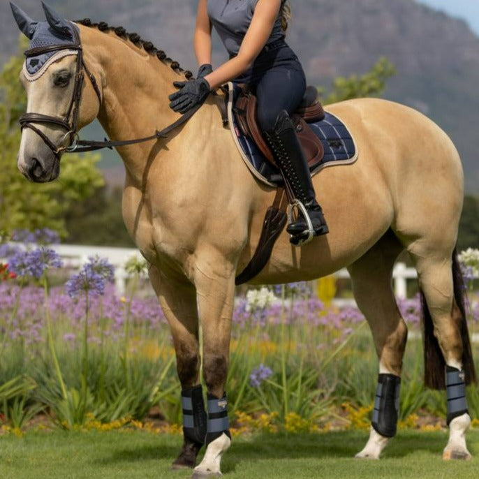 LeMieux Loire Classic GP Square Saddle Pad for Horses - Breathable & Shock Absorbing Riding Pad for Dressage, Jumping & Training - Premium Equestrian Saddle Pads for Comfort & Performance