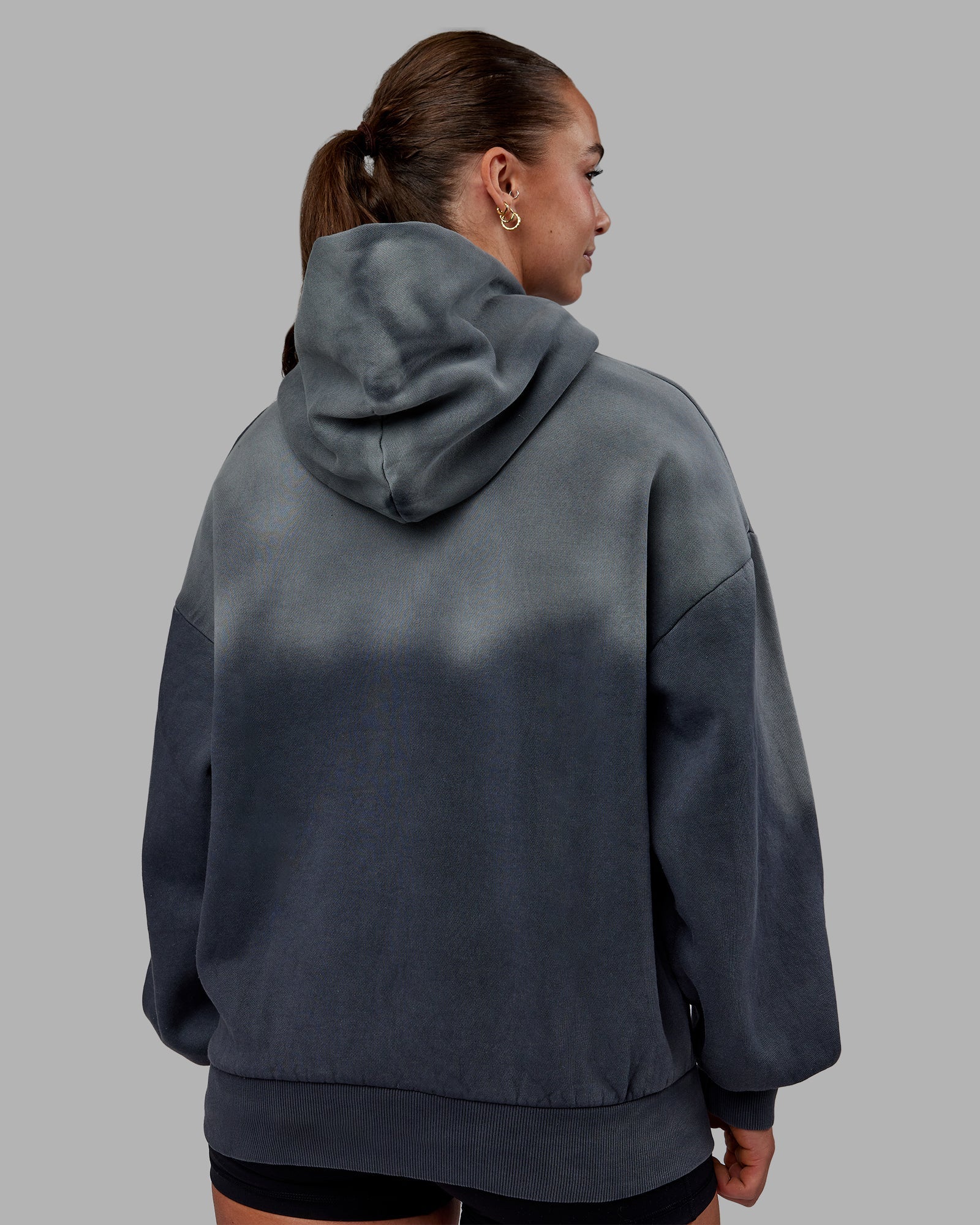 1% Better Oversized Hoodie - Pirate Black Tie Dye | Comfortable Unisex Pullover for Streetwear & Loungewear | Perfect for Casual Outfits, Gym, and Outdoor Activities