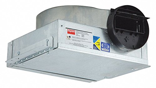 Dayton Low Profile In-Line Cabinet Fan - 103 CFM High Airflow for Home, Office & Server Room Ventilation | Quiet Cooling Solution for Electronics & Appliances