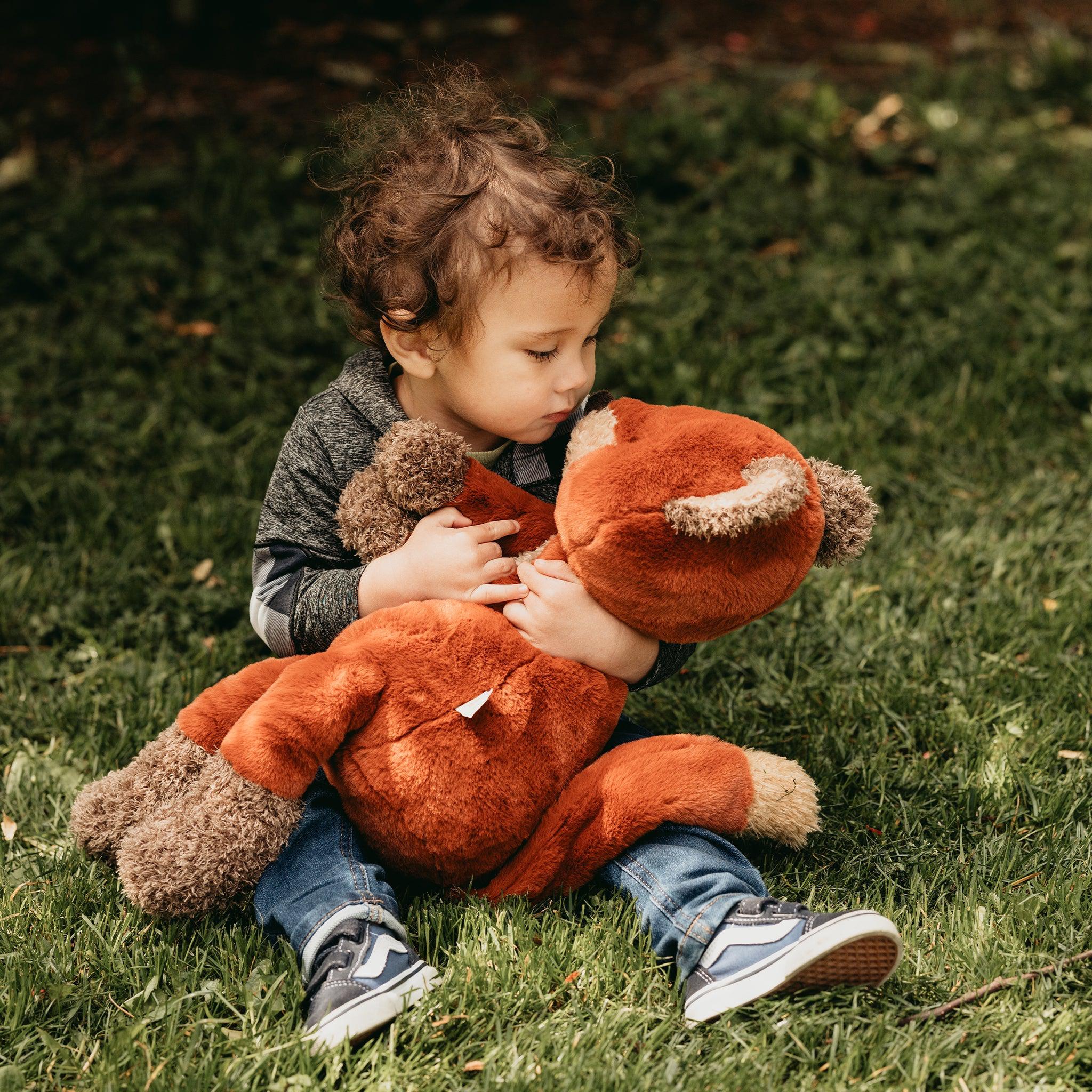 Great Big Foxy Plush Toy - Soft & Cuddly Stuffed Animal for Kids, Perfect for Bedtime, Playtime & Gifts | Ideal for Nursery Decor, Birthday Presents & Comfort