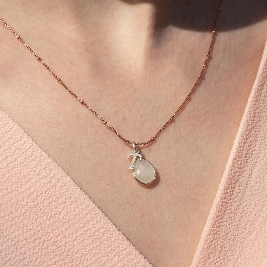 Rose Gold Vermeil Beaded Chain Necklace for Women - Elegant Layering Jewelry for Everyday Wear & Special Occasions