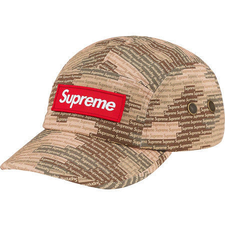 Supreme Military Camp Cap - Tan Camo Adjustable Baseball Hat for Men & Women - Perfect for Outdoor Activities, Hiking, and Streetwear Fashion