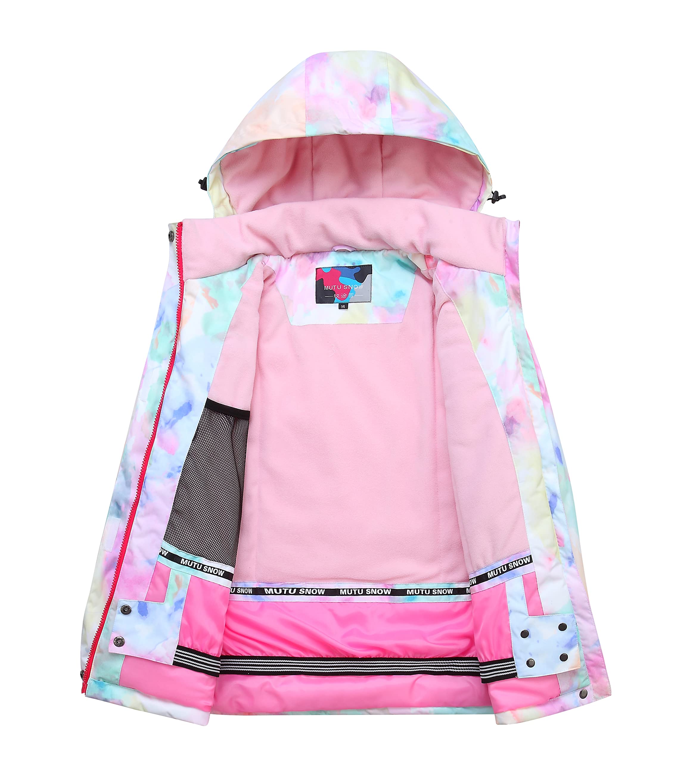 SEARIPE Girls Waterproof Ski Jacket and Pants Set - Winter Warm Snowsuit for Kids & Toddlers - Outdoor Snowboarding, Skiing, and Winter Play