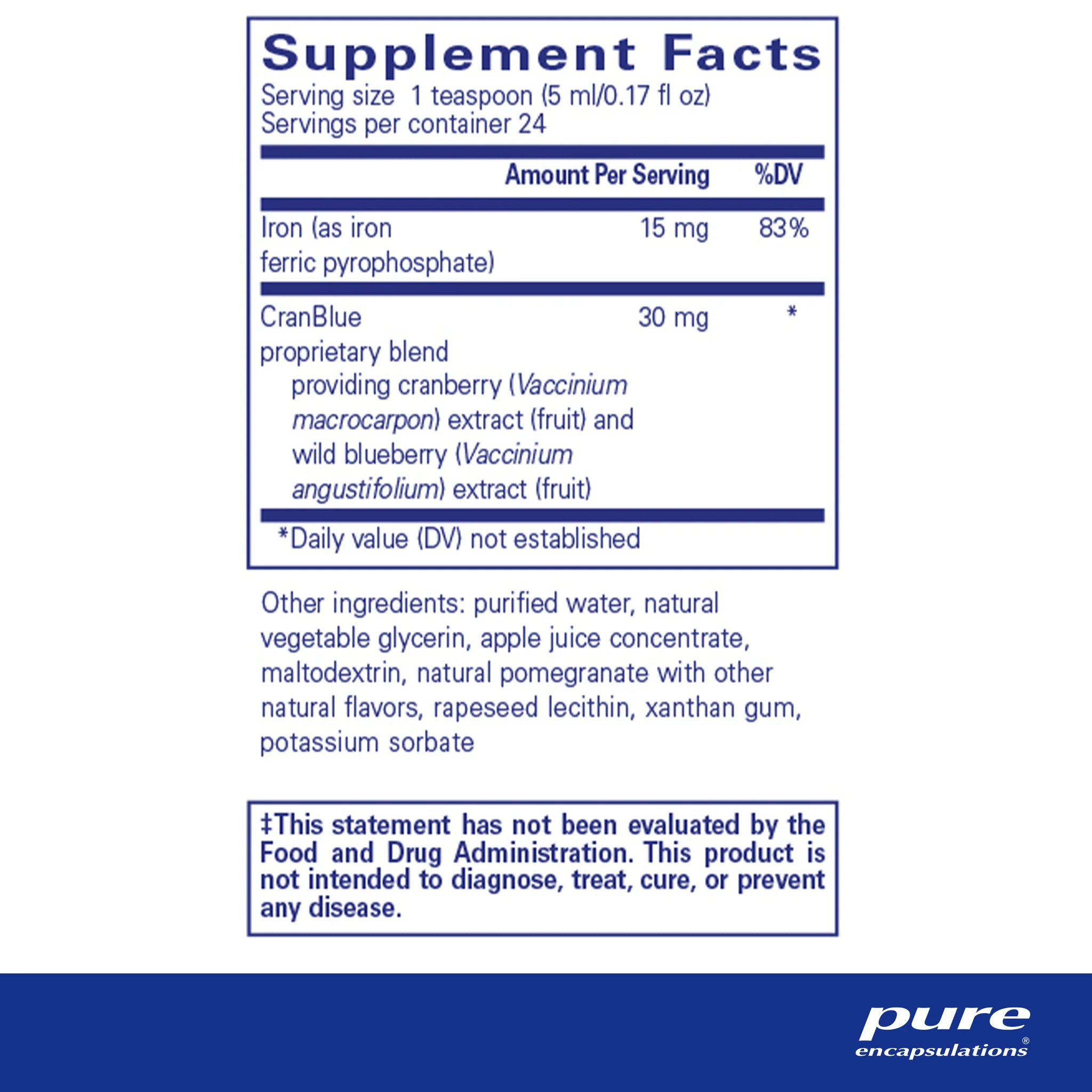 Iron Liquid 120ml - High-Quality Iron Supplement for Energy & Vitality - Perfect for Athletes, Fitness Enthusiasts & Active Lifestyles