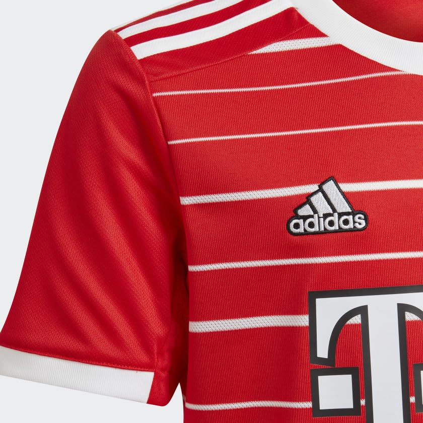 adidas FC Bayern Munich 22/23 Home Jersey for Kids - Authentic Soccer Jersey for Boys & Girls - Perfect for Match Day, Training & Fan Support