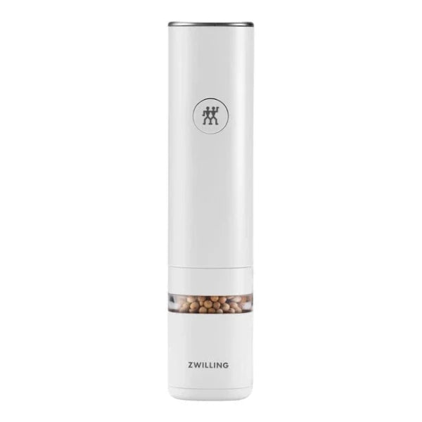 ZWILLING Enfinigy Electric Salt and Pepper Grinder Set - Rechargeable Battery Operated, Adjustable Coarseness - Perfect for Kitchen, Dining Table, and Gourmet Cooking