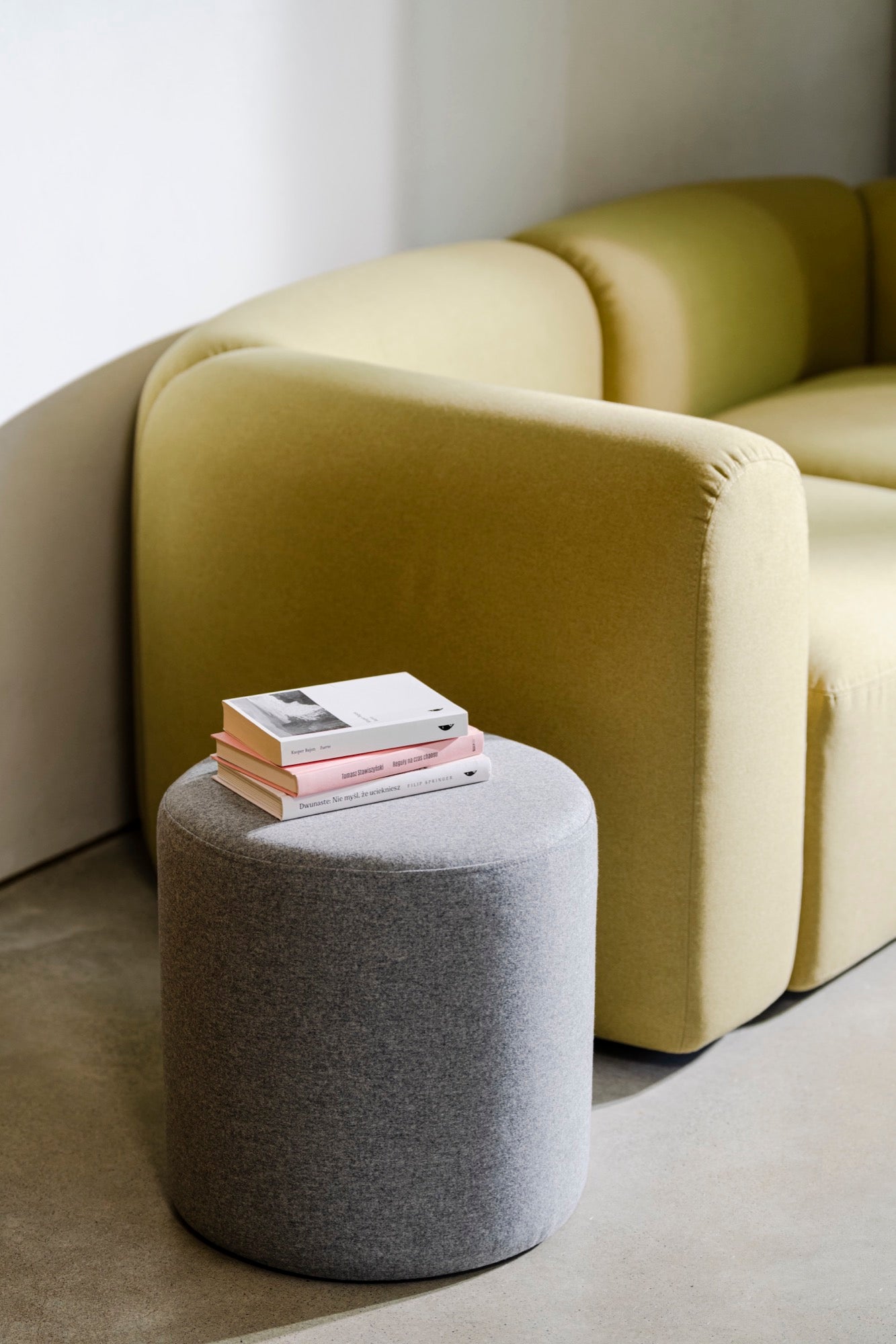 Handmade Folk Pouf Ottoman - Extra Tall Boho Floor Seating for Living Room, Bedroom & Outdoor Use