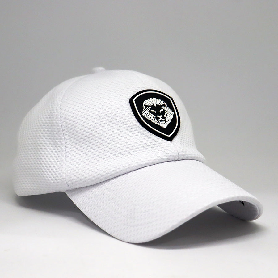 VT Shield Future Looks Bright White Performance Hat with Velcro Closure - Perfect for Running, Golf, and Outdoor Sports