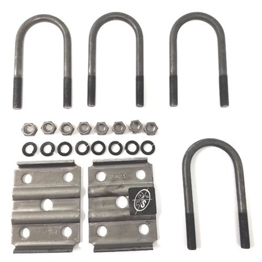SOUTHWEST WHEEL™ 4,400 lbs Capacity Tandem Trailer Axle Suspension Kit with Leaf Springs, Hanger & U-Bolt Kit - Heavy Duty Replacement for Boat Trailers, Utility Trailers & Cargo Trailers