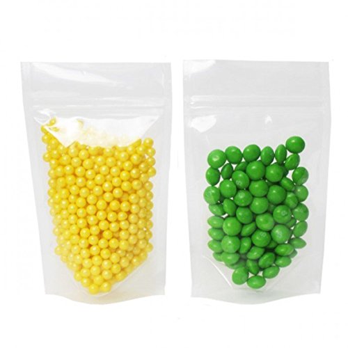 500 Clear Stand Up Pouch with Zipper 4